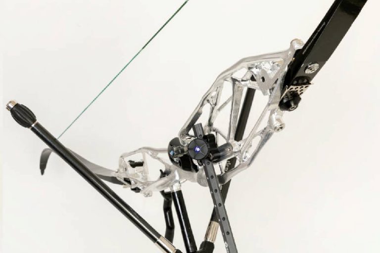 Un arco de tiro japonés creado con Diseño Generativo