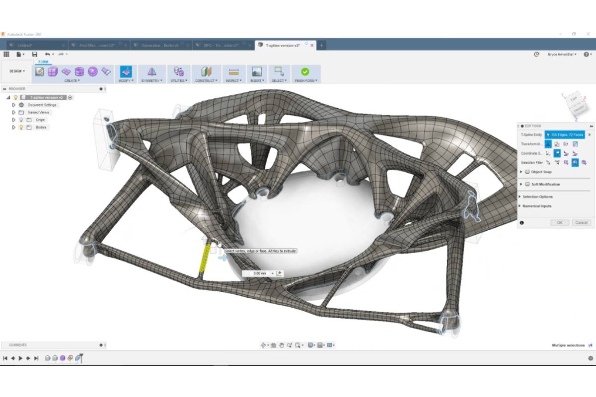 Una fabricación ideal con Diseño Generativo e Impresión 3D