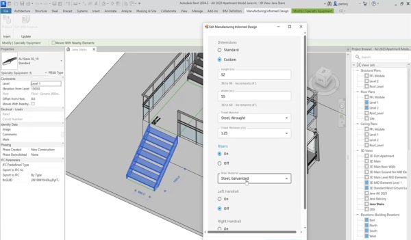 Herramientas y flujos para una Construcción Industrializada: Autodesk Informed Design